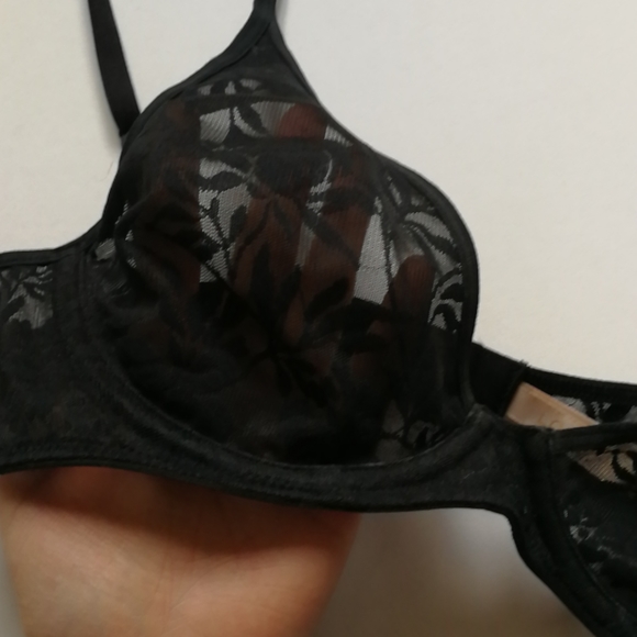LOVE by Gap plunge unlined underwire lace bra - Picture 4 of 4